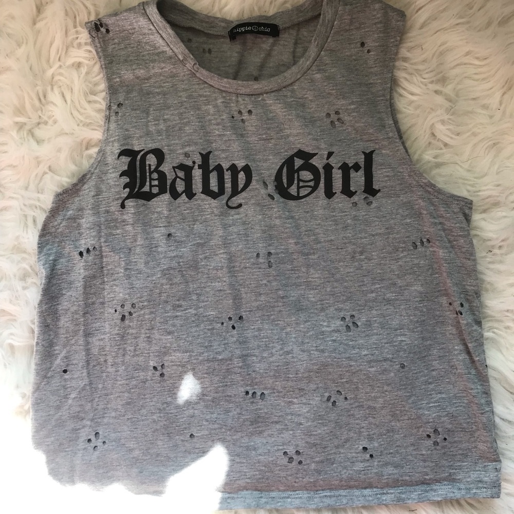 BABYGIRL muscle tee